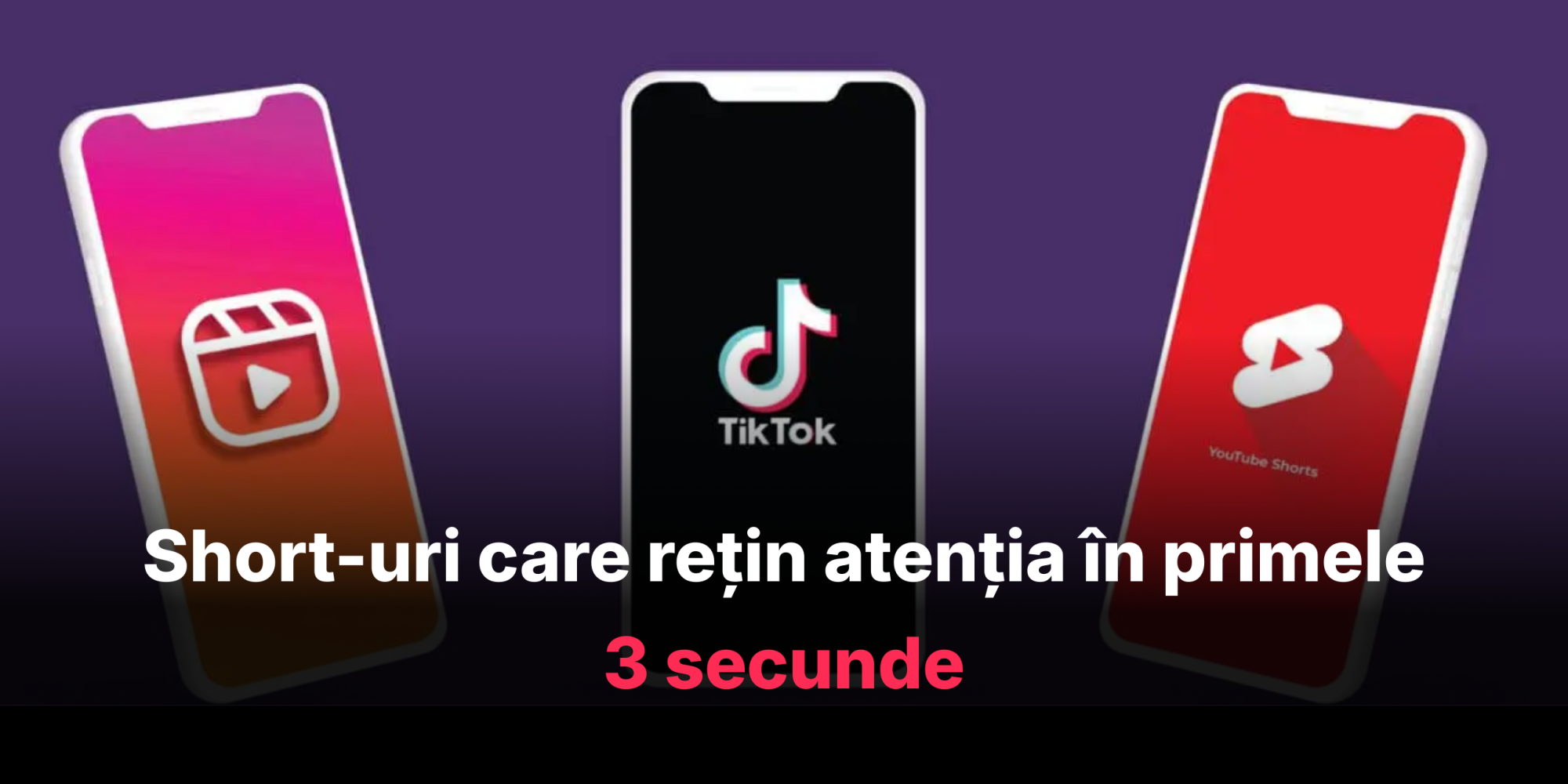 short-uri TikTok și Reels care rețin atenția în primele 3 secunde – Brand Mastery