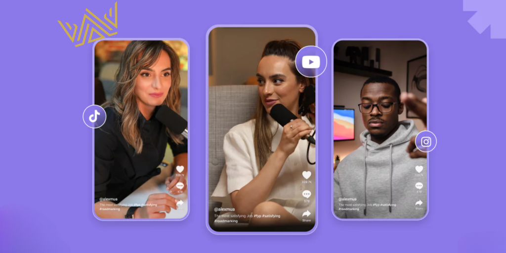 Creatori realizând short-form content pentru TikTok și Reels – Brand Mastery