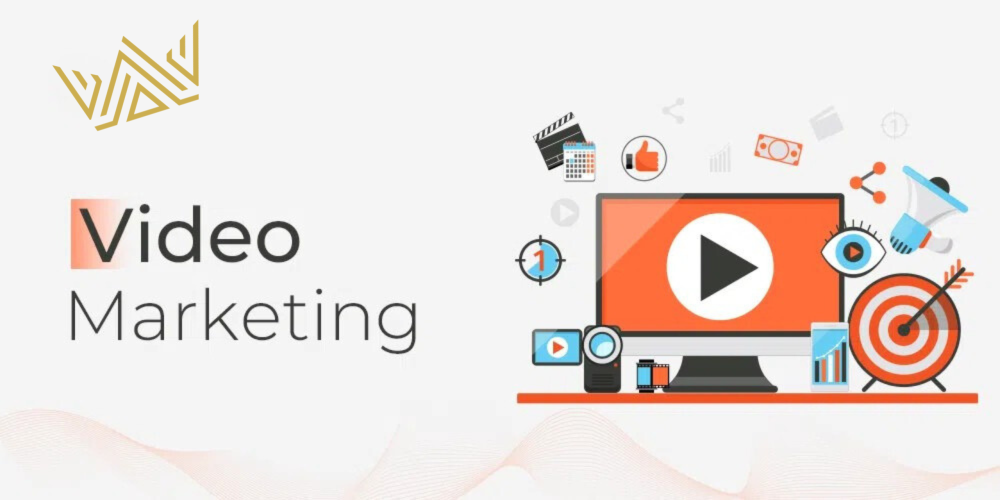 ilustrație despre content video marketing și strategii video pentru business